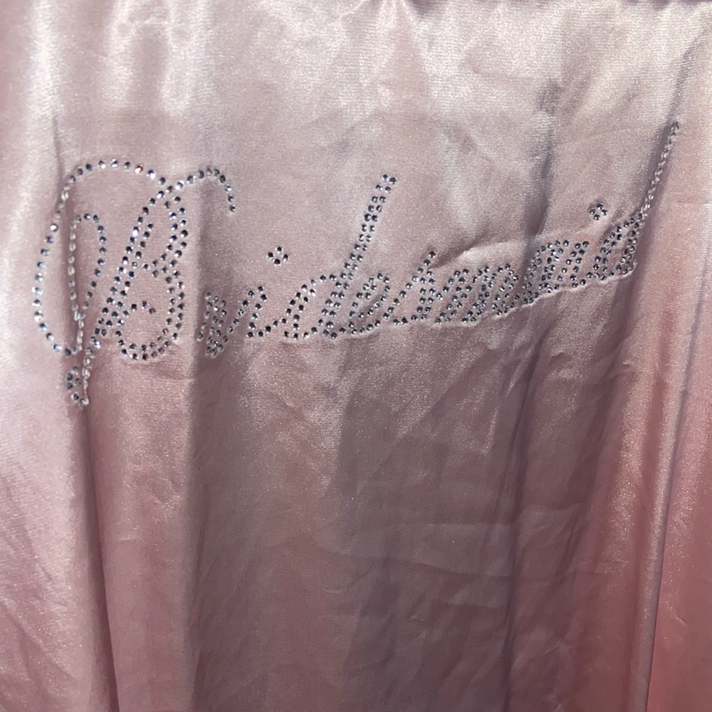 Bridesmaid silk robe